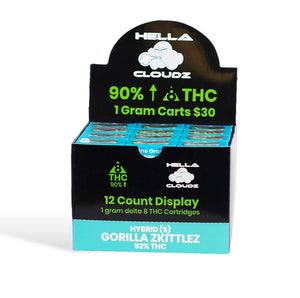 Gorilla Zkittlez (12 pack) (Hybrid) - 92% D8 THC